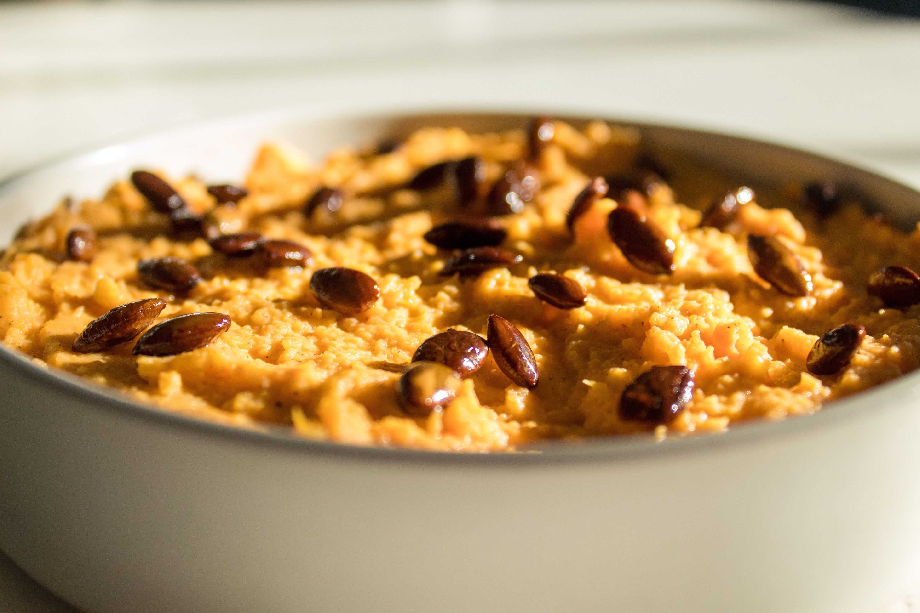 Whipped Sweet Potato Dip with Maple & Cinnamon