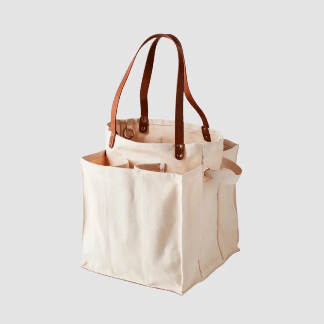 Multi-Pocket Market Tote